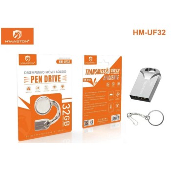  HM-UF32 Pendrive metal mini chaveiro 32GB