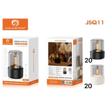JSQ11 Difusor Aromático e Umidificador Ultrassônico Portátil com Luz Noturna – 120ml Óleo Essencial