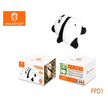 PPD1 Luminária Infantil Abajur LED Siliconado Panda