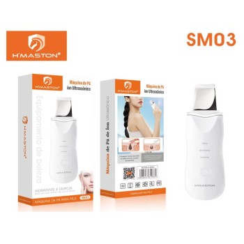 SM03 Aparelho de Peeling Esfoliante Ultrassônico Limpeza Facial Profunda Remoção de Cravos Antirrugas