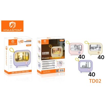 TD02 Infantil  Abajur Mesa Brinquedo luminária noturna divertida led