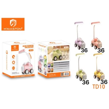 TD10 Abajur Luminária De Mesa Carro Desenho animado  LED USB