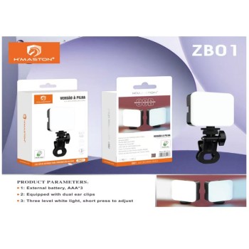 ZB01 Luz Para Celular Ring Light Celular Flash Self E Vídeos