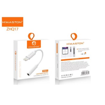 ZHQ-17 Adaptador para Fone de Ouvido P2 para Lightning iPhone Original