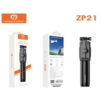 ZP21 Bastão Tripé Pau De Selfie Suporte Celular Com Controle 100cm 