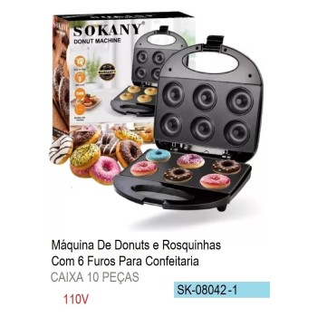 SK8042-1 MÁQUINA DE DONUTS 6 FUROS 110V