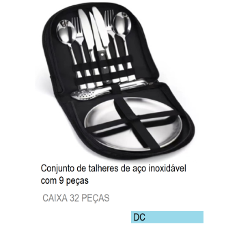 DC CONJUNTO TALHERES 9 PEÇAS