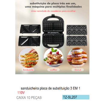 TZ-SL207 SANDUICHEIRA 3 EM 1
