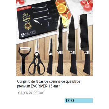 TZ-83 CONJUNTO DE FACAS 6 EM 1