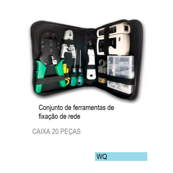 WQ CONJUNTO DE FERRAMENTAS DE FIXAÇÃO DE REDE