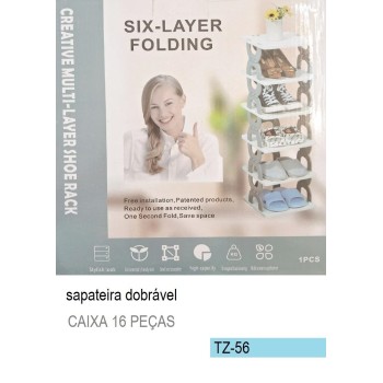 TZ-56 SAPATERIA DOBRAVEL 6 PRATELEIRAS
