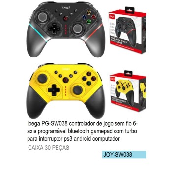 JOY-SW038 CONTROLE BLUETOOTH COMPATÍVEL VÁRIOS