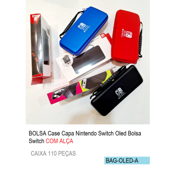 BAG-SWT-OLED-A CAPA CASE ESTOJO PARA SWITCH OLED COM ALÇA