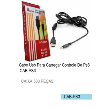 CAB-PS3 CABO USB PARA CARREGAR CONTROLE PS3