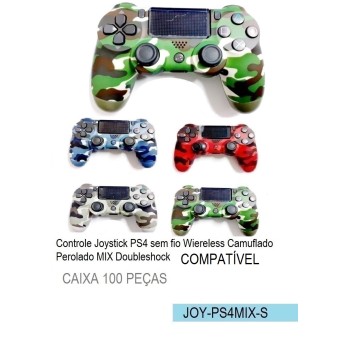 JOY-PS4-MIX CONTROLE PS4 COMPATÍVEL CAMUFLADO