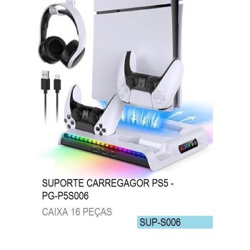 SUP-S006 SUPORTE CARREGADOR PS5 
