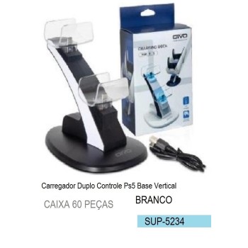 SUP-5234 SUPORTE CARREGADOR DUPLO PS5