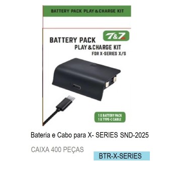 BTR-X-SERIES BATERIA + CABO PARA X-SERIES PRETO