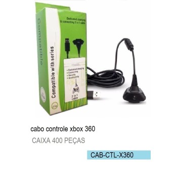 CAB-CTL-X360 CABO CONTROLE XBOX 360