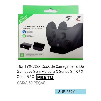 SUP-532X DOCK DE CARREGAMENTO X-SERIES S/X/X-ONE/S/X COR PRETA