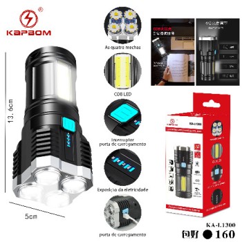 Lanterna de Led com 4 Led 