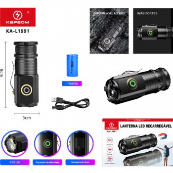 Lanterna LED Recarregável 