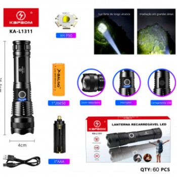 Lanterna Led Recarregável P70