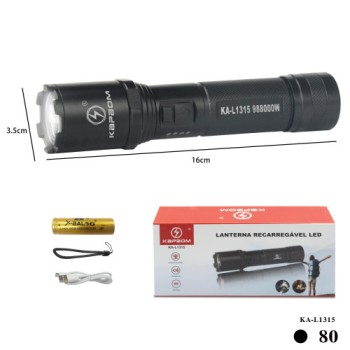 Lanterna Recarregável Led P80