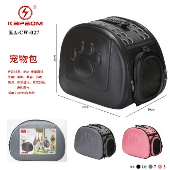 Bolsa Pet até 4KG com Alça de Mão e Transversal (42x35x26cm)