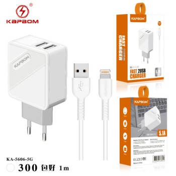 Carregador 5G - 2 USB 5.1 