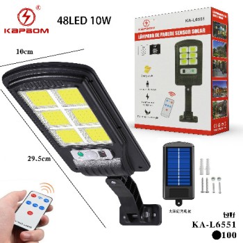 Lampada De Parede Sensor solar 10W