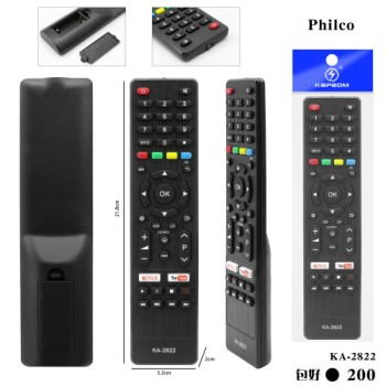Controle Remoto P/TV PHILCO lcd C/Netflix/4K/Youtube