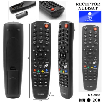 Controle Remoto P/ RECEPTOR AUDISAT