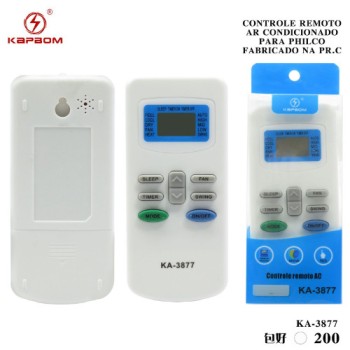 Controle Remoto P/ AR Condicionado PHILCO