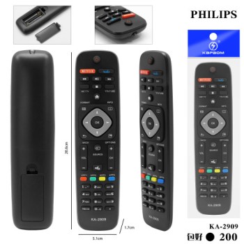 Controle Remoto P/TV PHILIPS LED C/Youtube/HOME/Netflix