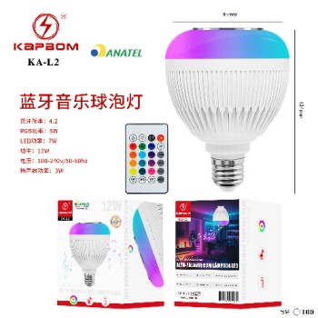 Lâmpada LED com Alto Falante BT 3W