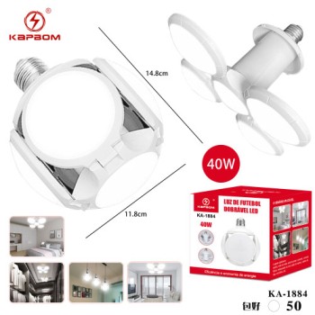 Lâmpada Led De Futebol Dobravel 40W