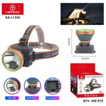 Lanterna De Cabeça De Led