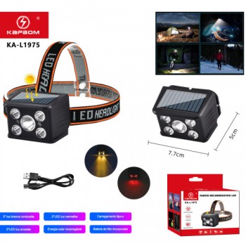 Lanterna De Cabeça De Led