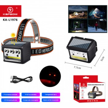 Lanterna De Cabeça De Led