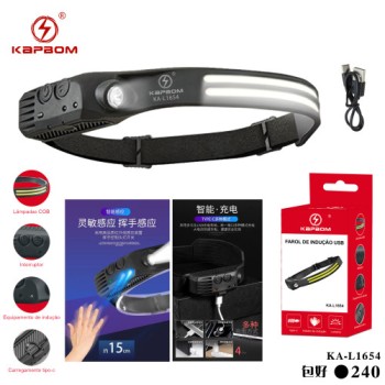Lanterna De Cabeça De Led 