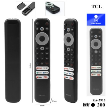 Controle Remoto P/TV TCL C/Netflix/Primevideo/Youtube