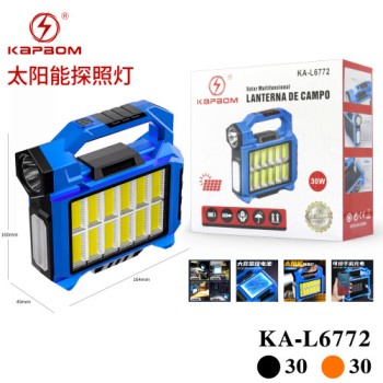 Lanterna carregamento Energia Solar