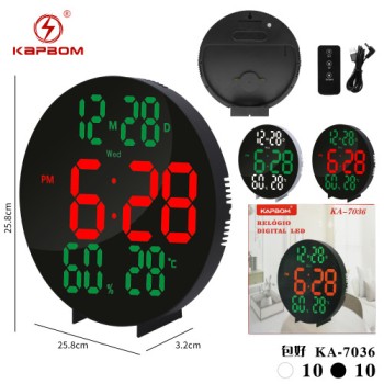 Relogio Digital Led Com Temperatura 