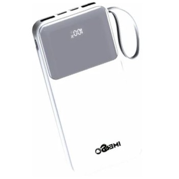Power Bank Imenso 20000mAh 22.5w c/ Display Digital Turbo Cor Branca IMS-601D