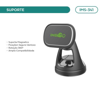 Suporte Magnético Veicular Imenso IMS-341