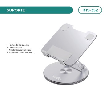 Suporte Imenso Alumínio Rotação De 360 IMS-352