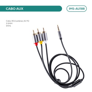 Cabo auxiliar RCA AV P2 IMS-AU188