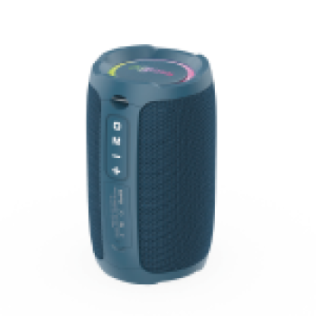 Caixa De Som Bluetooth Portátil Imenso 10w Ipx4 Rgb Azul X33