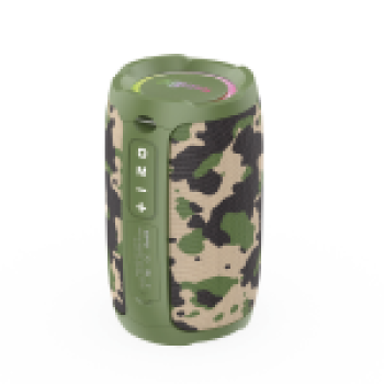 Caixa De Som Bluetooth Portátil Imenso 10w Ipx4 Rgb Camuflado X33
